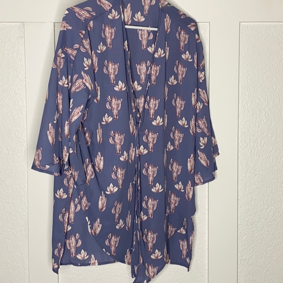 Cute cactus kimono women’s - Picture 2 of 5
